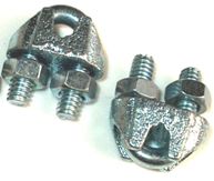 (182140) Wire Rope Grips x 4   5mm
