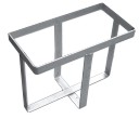 (198704) Metal Strap Jerry Can Holder - Zinc