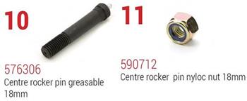 (185661) Centre Rocker Pin Greaseable 576306