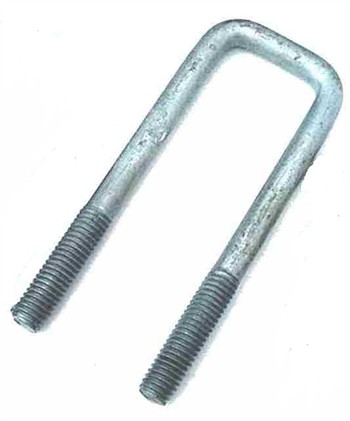 (702320) Square Galvanized U-Bolt  40mm I.D x 140mm